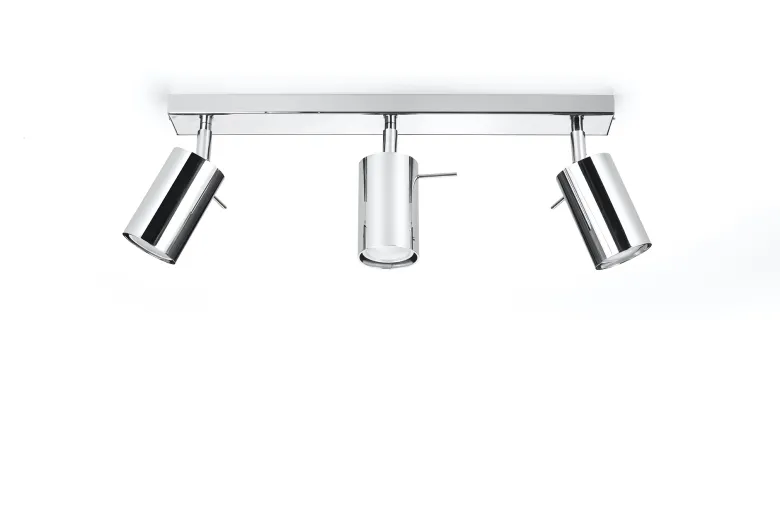 Aplique de techo RING 3 cromo, GU10