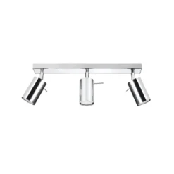 Aplique de techo RING 3 cromo, GU10