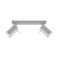 Aplique de techo RING 2 gris, GU10