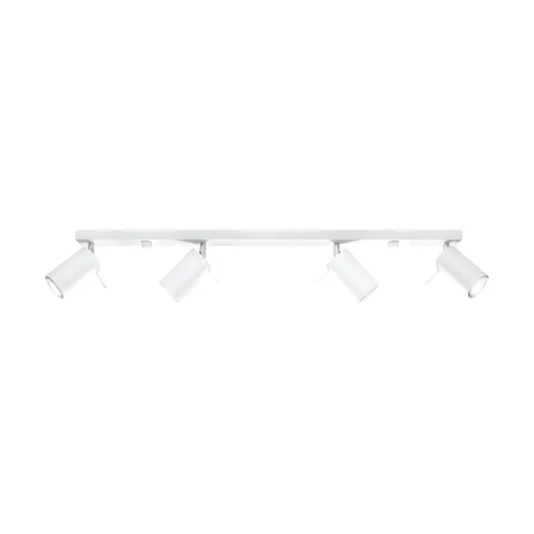 Aplique de techo RING 4L blanco, GU10