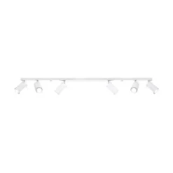 Aplique de techo RING 6L blanco, GU10
