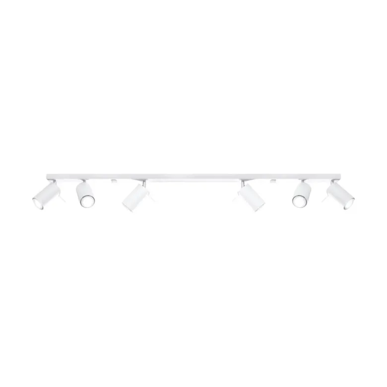 Aplique de techo RING 6L blanco, GU10