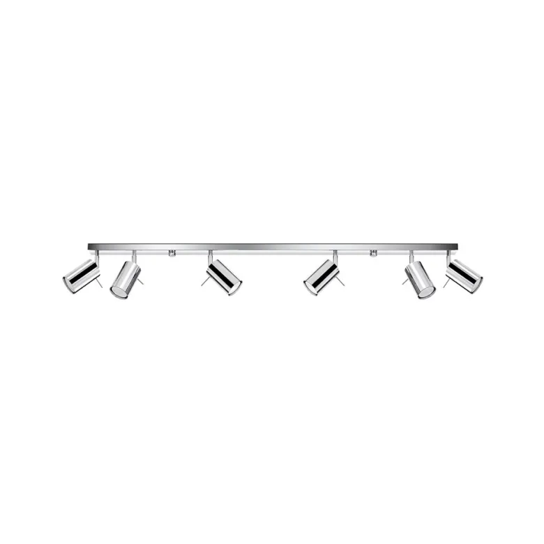 Aplique de techo RING 6L cromo, GU10