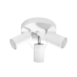 Aplique de techo RING 3P blanco, GU10