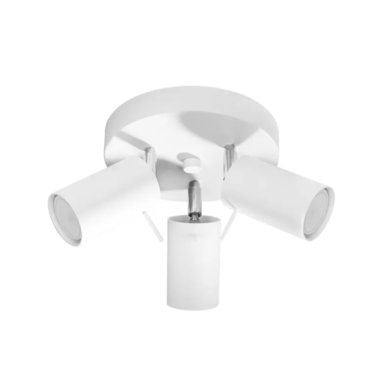Aplique de techo RING 3P blanco, GU10