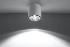 Aplique de techo TIUBE blanco, GU10