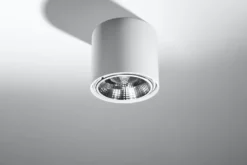 Aplique de techo TIUBE blanco, GU10
