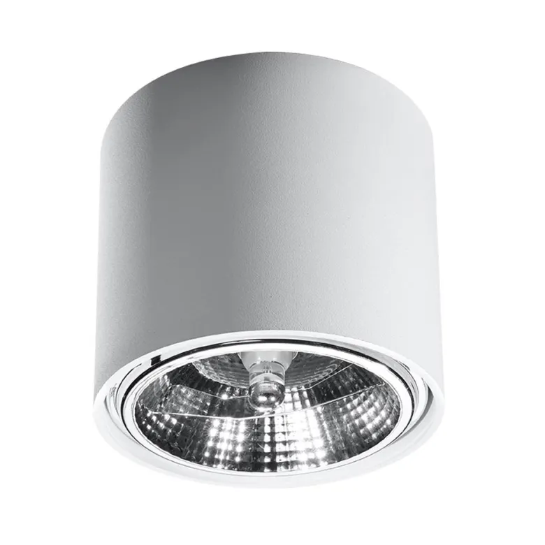 Aplique de techo TIUBE blanco, GU10