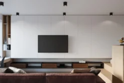 Aplique de techo TIUBE negro, GU10