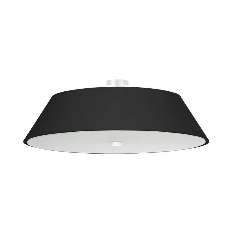 Aplique de techo VEGA 70 negro, E27