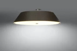Aplique de techo VEGA 70 negro, E27