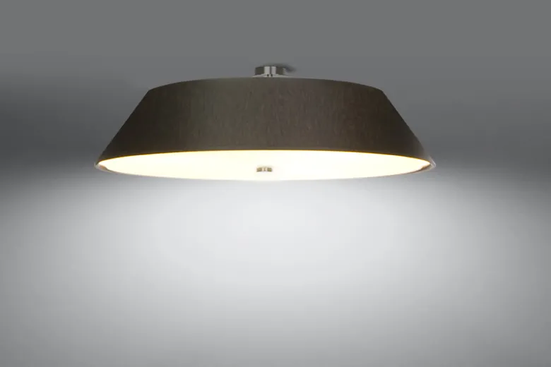 Aplique de techo VEGA 70 negro, E27