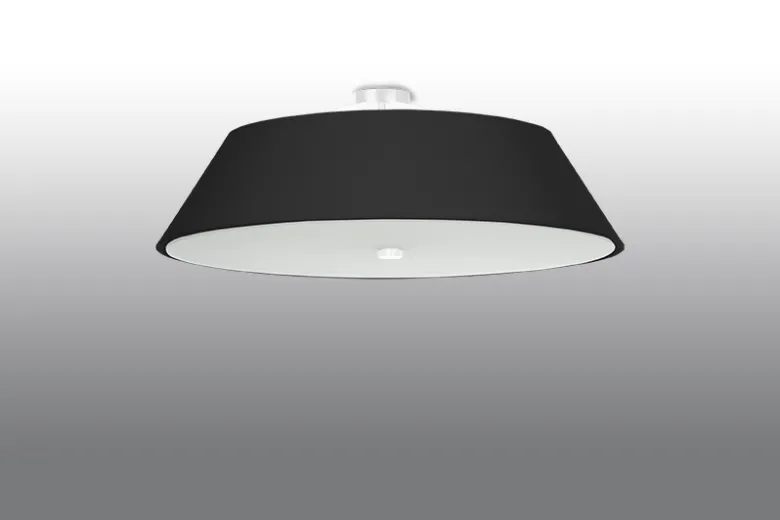 Aplique de techo VEGA 70 negro, E27