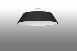 Aplique de techo VEGA 60 negro, E27