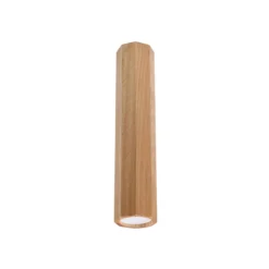 Aplique de techo ZEKE 30, roble, GU10