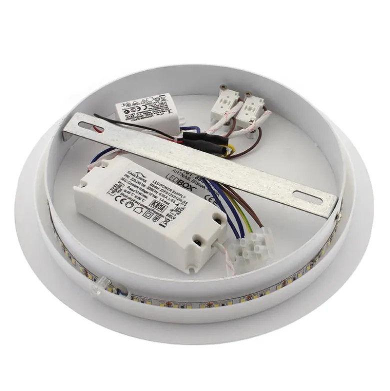 Aplique Led ARTNOS Ø250mm, 3+5W, blanco