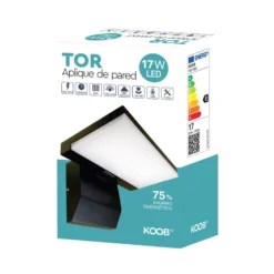 Aplique LED de Pared TOR 17W - Alta Resistencia IP65 para Exterior