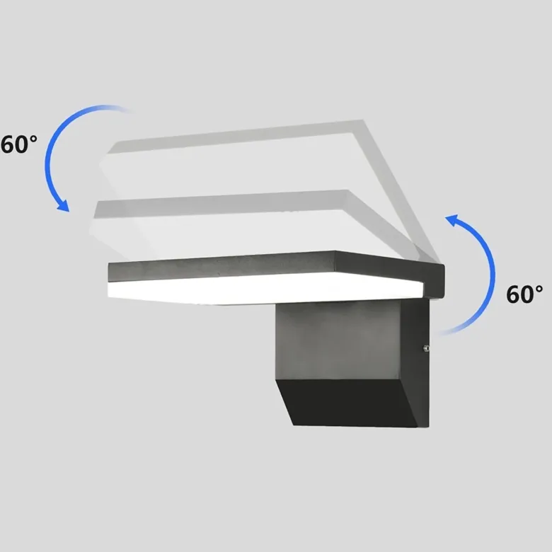Aplique LED de Pared TOR 17W - Alta Resistencia IP65 para Exterior