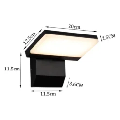 Aplique LED de Pared TOR 17W - Alta Resistencia IP65 para Exterior