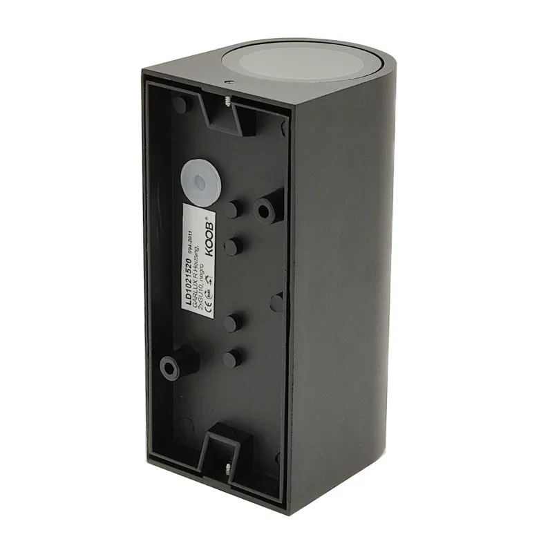 Aplique Led GARLUX R Housing 2xGU10, Negro