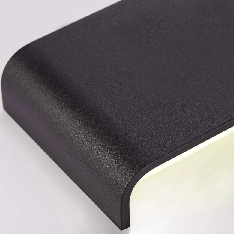 Aplique Led KLAN 410, 14W, negro
