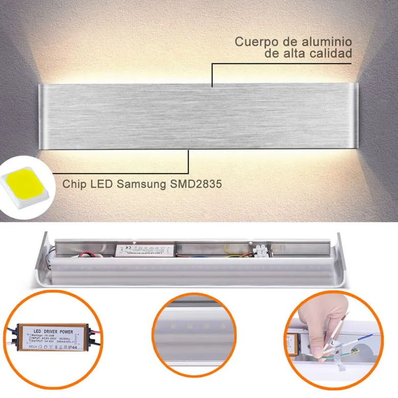 Aplique Led KLAN 410, 14W, silver