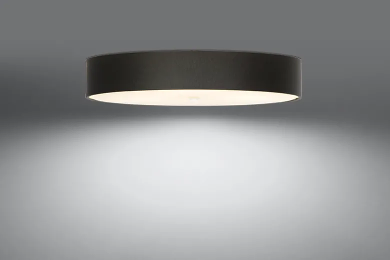 Aplique para techo SKALA 80 negro, E27