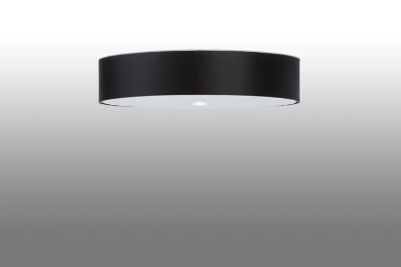 Aplique para techo SKALA 60 negro, E27