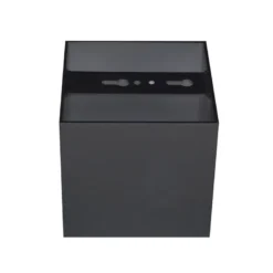 ARKOI Housing GU10, Aplique cuadrado techo negro