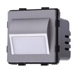 Baliza Led 1W, KOOB frontal cristal gris