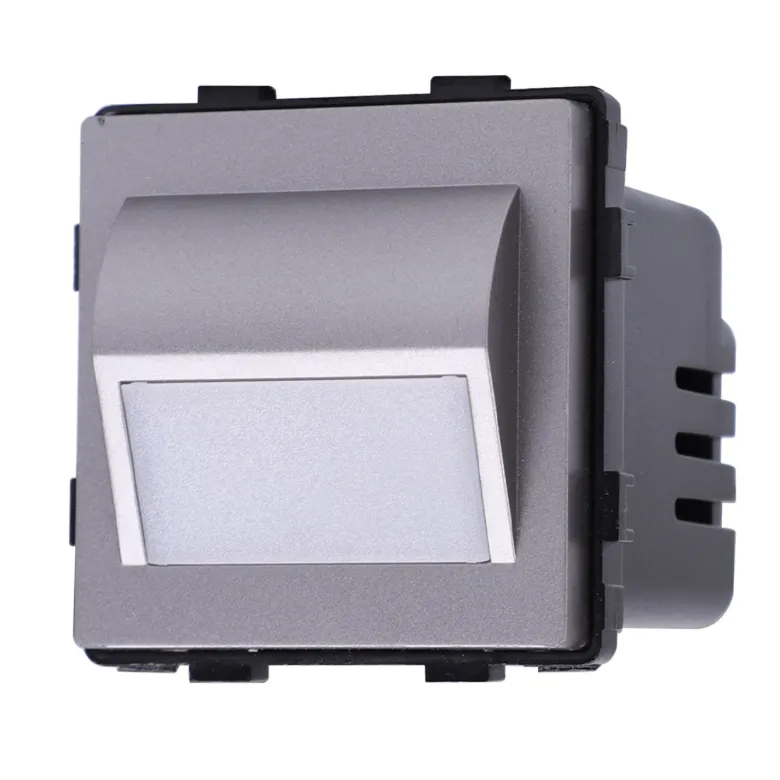 Baliza Led 1W, KOOB frontal cristal gris