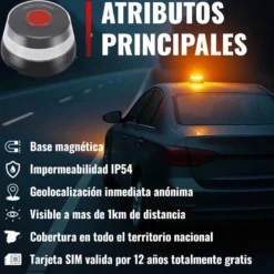 Baliza señalización de emergencia V16 con geolocalización 3.0 y Homologada DGT - IDIADA PC25050254