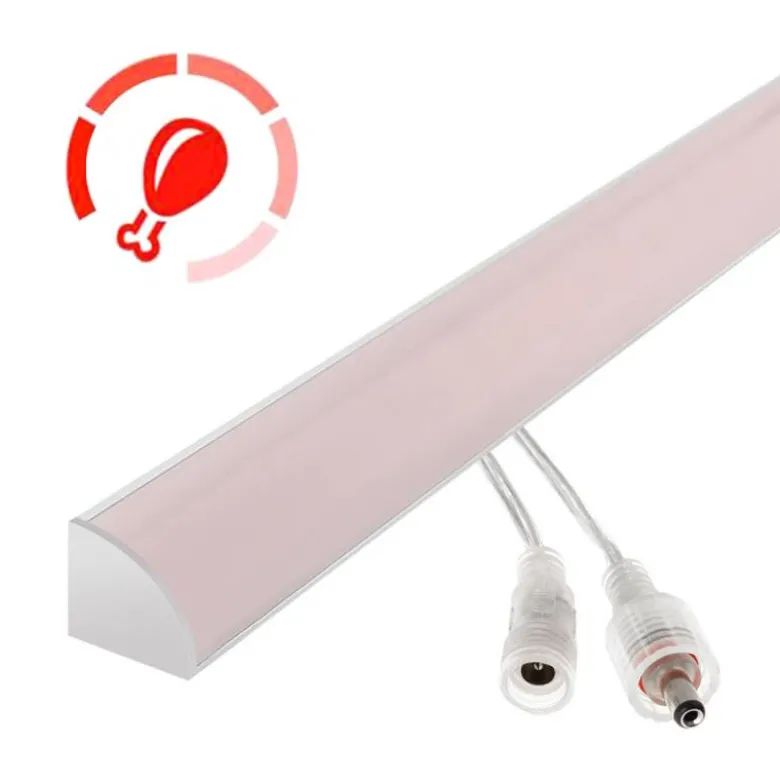 Barra LED Profresh PR1 Chip OSRAM, DC24V, 22W, 200cm, Carnes y Frutas