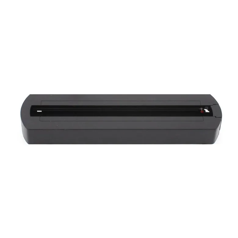 Base para techo de Carril Monofásico, negro