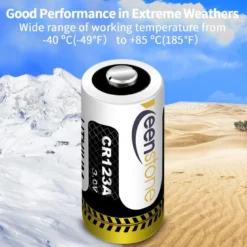 Batería Litio CR123A 3V 1600mAh