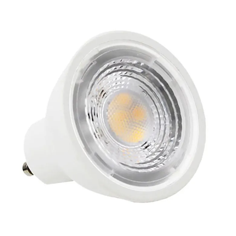 Bombilla dicroica LED GU10 SMD, 60º, 7W, Regulable