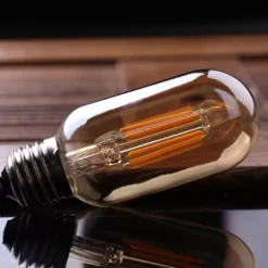 Bombilla Led E27 COB filamento GOLD 4W, Ø45x110mm, Regulable