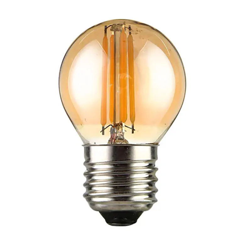 Bombilla Led E27 COB filamento 4W, Small Gold