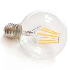 Bombilla Led E27 COB filamento 6W, Ø80x118mm