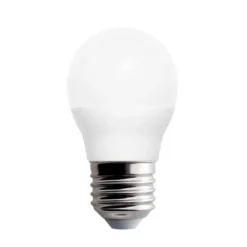Bombilla LED E27 esférica G45, 220º, 5W