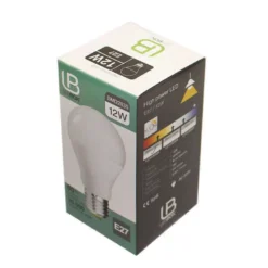 Bombilla LED E27, 180º, 12W, Regulable