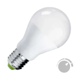 Bombilla LED E27, 180º, 12W, Regulable