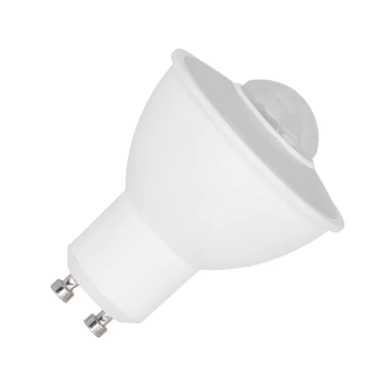 Bombilla LED GU10 con sensor de movimiento PIR, 6W
