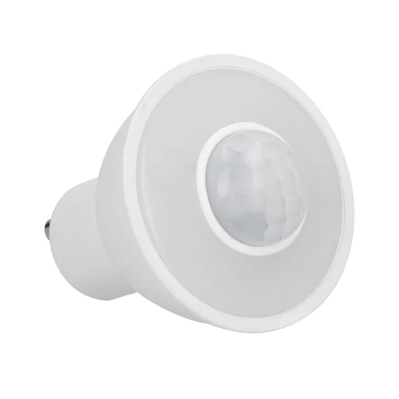 Bombilla LED GU10 con sensor de movimiento PIR, 6W