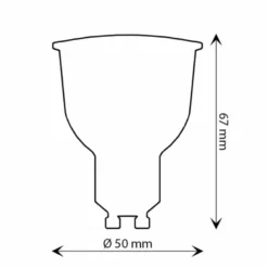 Bombilla LED GU10, 110º, OSRAM Chip, 10W