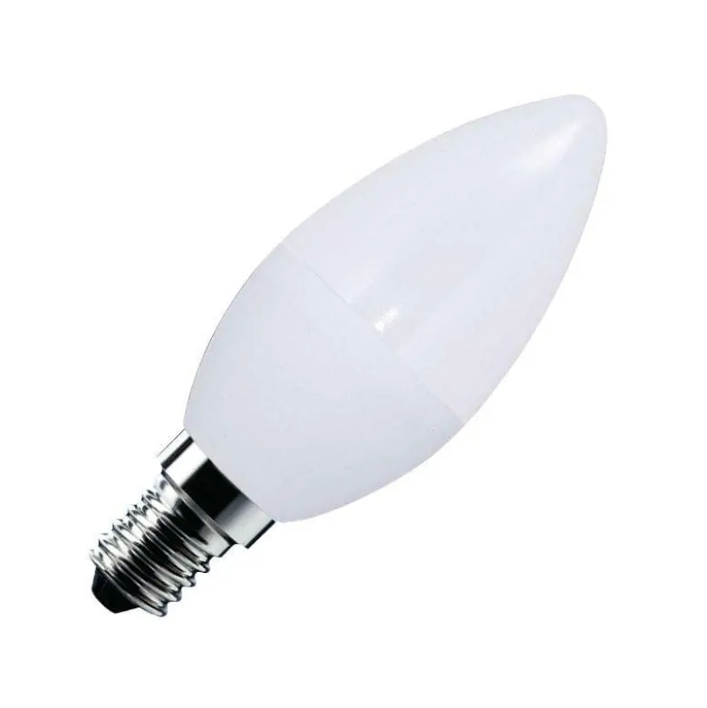 Bombilla LED Vela E14 frost 6W