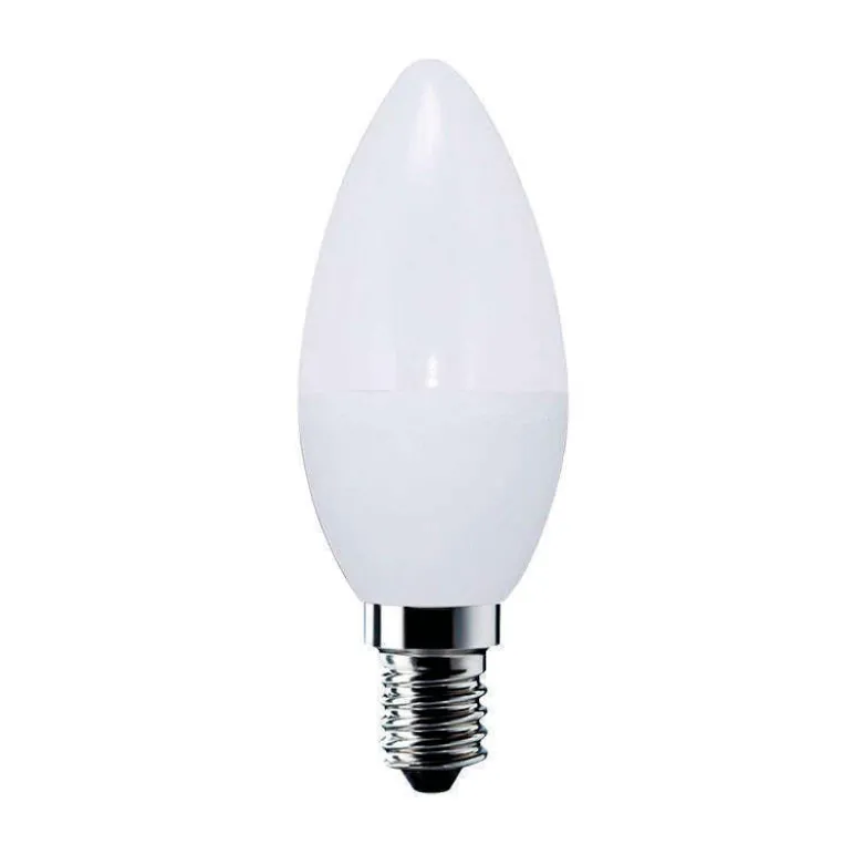 Bombilla LED Vela E14 frost 6W