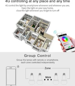 Bombilla LED WiFi E14 Bulb 5W RGB+CCT