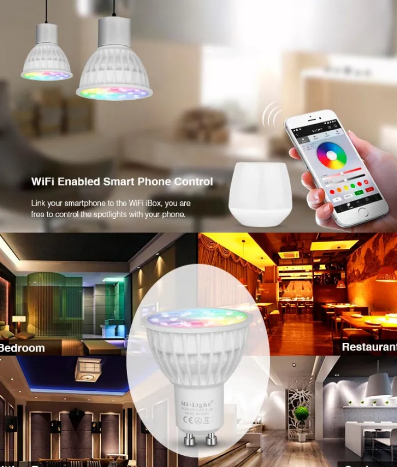 Bombilla LED WiFi GU10 Bulb 4W RGB+CCT