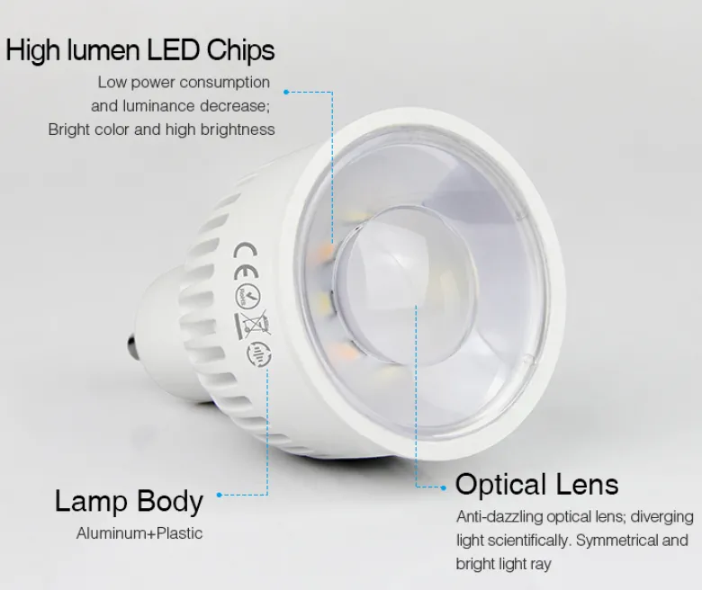 Bombilla LED WiFi GU10 Bulb 6W RGB+CCT